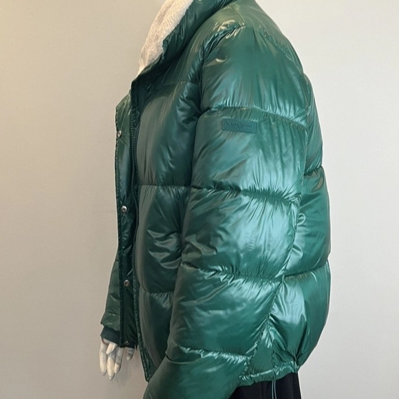 Koolaburra by UGG Womens Green Long Sleeve Full Zip Puffer Jacket Sz Med NWOT - Picture 4 of 15